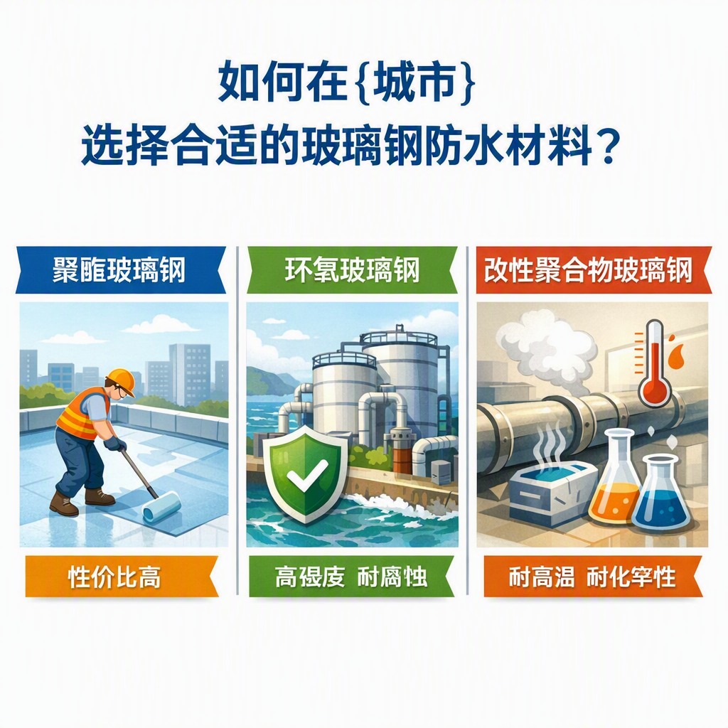 如何在鄂州选择合适的玻璃钢防水材料？